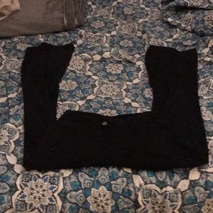 Lulu lemon black bootcut yoga pants